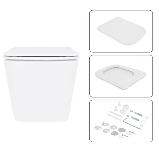 Набір Q-tap Nest 4 в 1 підвісний унітаз Crow Ultra Quiet 520x360x290 + комплект інсталяції QT05335172W48205 - фото 6