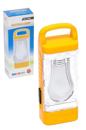 Светодиодный фонарик HL-1789 оранжевый компактный аккумуляторный ручной LED - фото 5