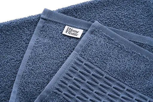 Набор полотенец махровых Ardesto Lotus 50х90 см 70х140 см 2 шт. 100% хлопок синий (ART2357NA)  - фото 6