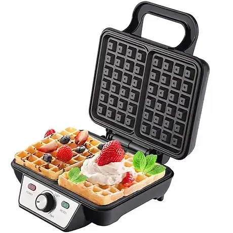 Вафельниця бельгійських вафель XXL 1600Вт Camry CR 3046 з регулятором - фото 5