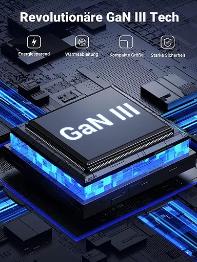 Мережевий зарядний пристрій Ugreen CD270 GaN DigiNest Pro 1*USB-A+3*USB-C 100W EU 1.8m (60167) - фото 3