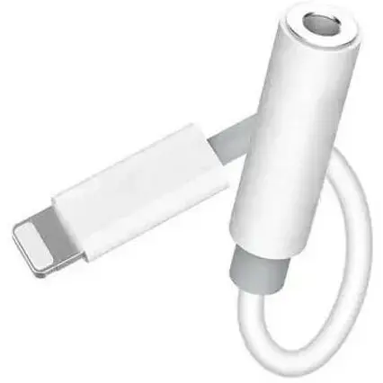 Адаптер переходник Andowl Q-ZJ2 стандарт Lightning на Aux с быстрой скоростью передачи данных - фото 1