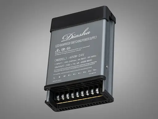 Блок живлення 24В, із захистом від дощу, 400Вт, 16.66А - фото 1