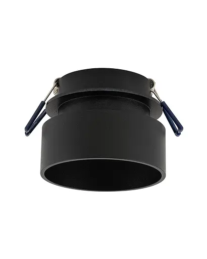 Точковий світильник врізний Nowodvorski 11348 Shine GU10 1x15W IP20 чорний - фото 1