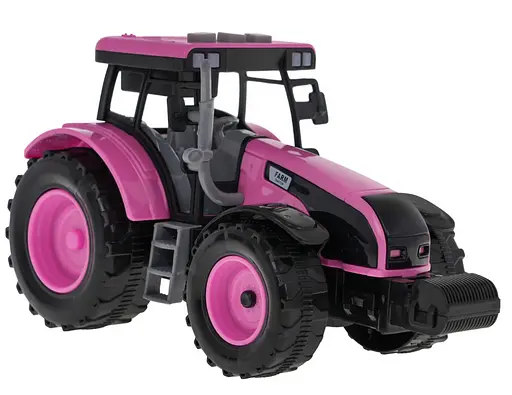 Трактор детский Ramiz со светом и звуком розовый - фото 2
