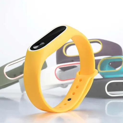 Ремешок для фитнес-браслета Amazfeel для Xiaomi Mi Band 2 желтый - фото 5