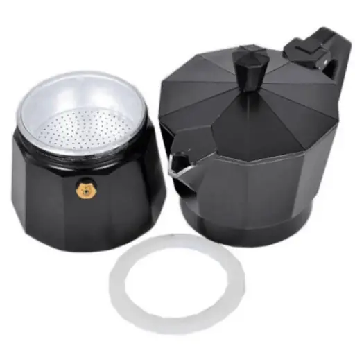 Гейзерная кофеварка на 9 чашек 450 мл из алюминия Edenberg EB-1817 для индукционной плиты - фото 3