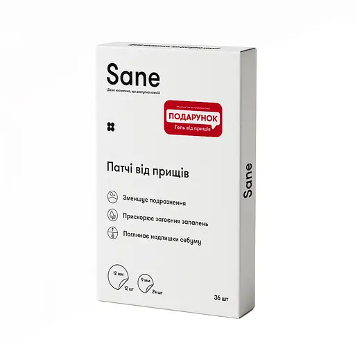 Патчи от прыщей Sane 36 шт.