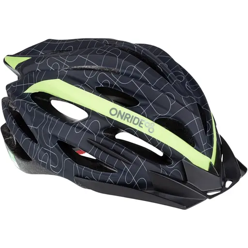 Шолом Onride Grip L Чорний/Зелений (1085-6936116120615)