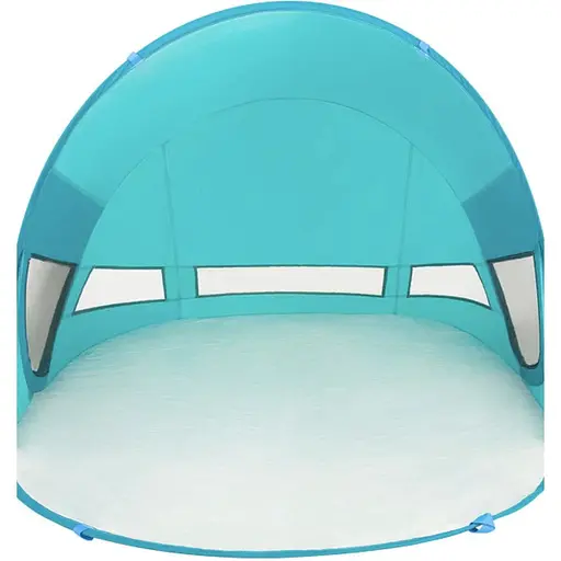 Саморазворачивающаяся палатка-тент Outtec с окошком бирюзовый - фото 6