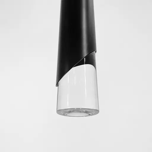 Видовжений чорний підвіс із акриловим розсіювачем | Арт. A 072/1 BK | Line F - фото 3