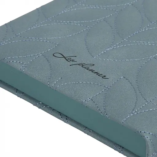 Дневник А5 Leo Planner недатированный Vibe твердый дымчато-голубой 320 страниц (252697) - фото 4