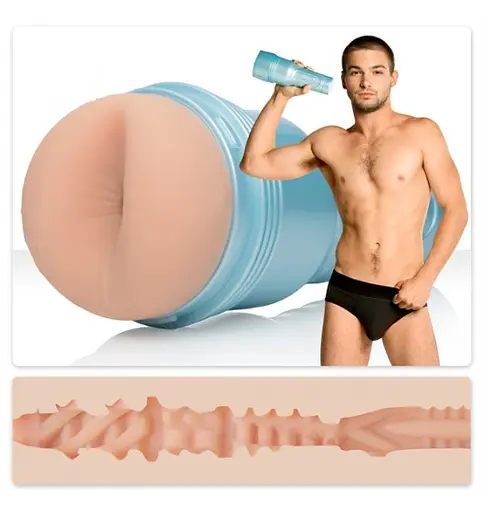 Реалістичний мастурбатор Fleshjack Johnny Rapid Man Cave тілесний - фото 2
