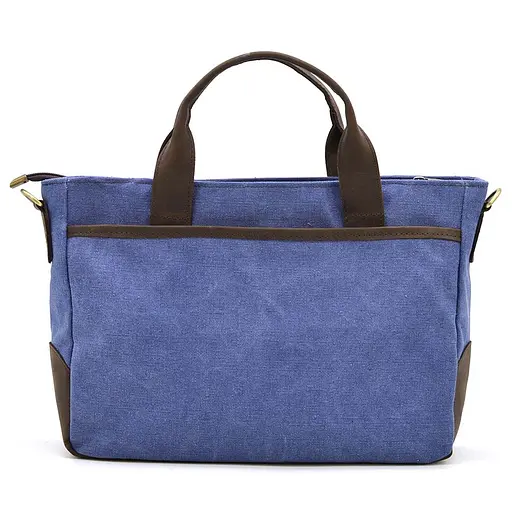 Чоловіча шкіряна сумка TARWA 36х27х10 см sum0026085 - фото 5