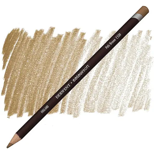Карандаш цветной Derwent Coloursoft С530 Коричневый бледный