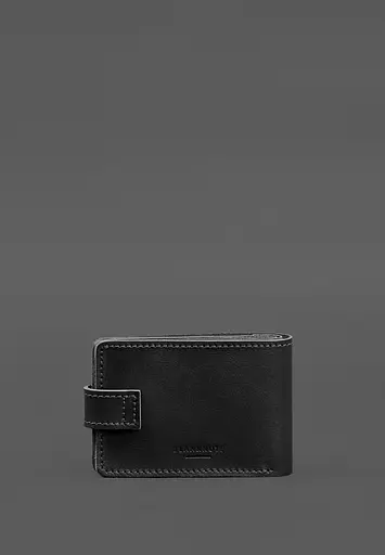 Кожаная обложка-портмоне на удостоверение ГСЧС черная - фото 6