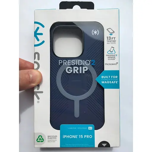 Оригінальний протиударний чохол Speck Presidio2 Grip MagSafe для Iphone 15 Pro (6.1") Coastal Blue 150563-3206 - фото 3