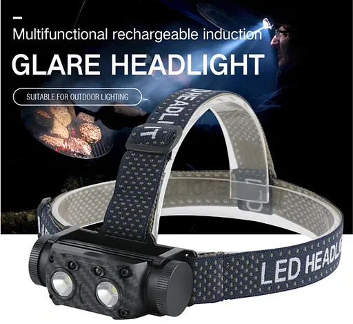 Налобний ліхтар Boruit B35 Ліхтарик c ІК руху 3000 лм XM-L2 18650/21700 - фото 3