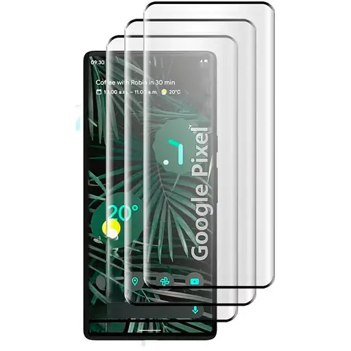 Захисне скло DK для Google Pixel 7 Pro 3D Full Glue 017826 black 3 шт.