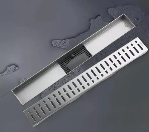 Душевой трап Gappo 70х400 мм, нержавеющая сталь G84007-3 - фото 2