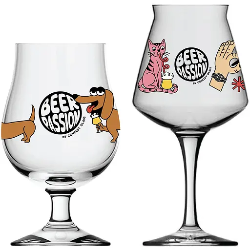 Набір келихів для пива Concept Glass Beer Time Beer Passion 2 шт. (BP/8809)