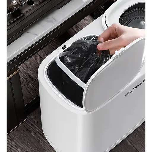 Ведро для сухих отходов и жидкости JOYBOS двухсекционное  - фото 7