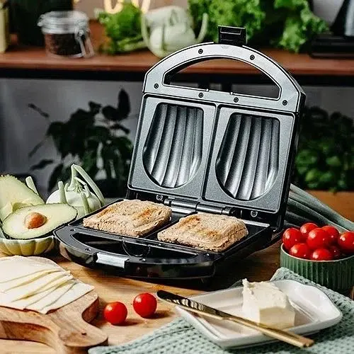 Сэндвичница бутербродница электрическая Adler AD 3069 - фото 7