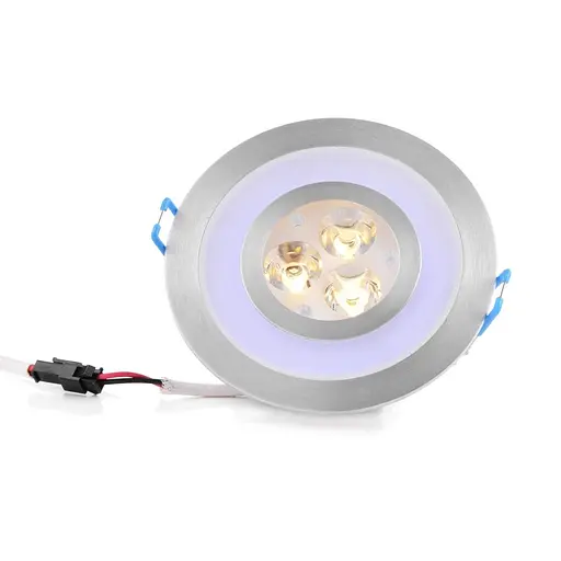 Светильник точечный Brille LED-103A/3W+1,5W Blue WW 38&apos; L4-002 - фото 3