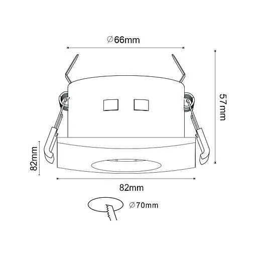 Світильник під лампу MR16 "SARDUNYA-S (вологозахищений IP65) 015-018-0050-020 - фото 3
