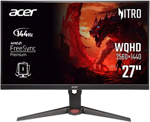 Монітор 27" Acer XV270UP6bmiiprx QHD IPS 144Hz (UM.HX0EE.605) - фото 1