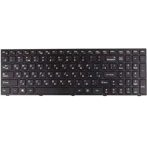 Клавіатура для ноутбука LENOVO B5400, B5400A з рамкою