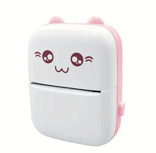 Портативний мінітермопринтер Bluetooth для етикеток і нотаток, безчорнильний кишеньковий принтер Рожевий - фото 11