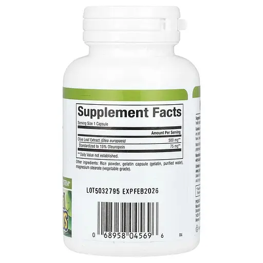 Экстракт масла Natural Factors Olive Leaves, 90 таблеток - фото 2