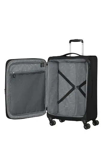 Валіза American Tourister AEROSPIN BLACK 69x43x29(32) 69 См MH6*09002 - фото 2