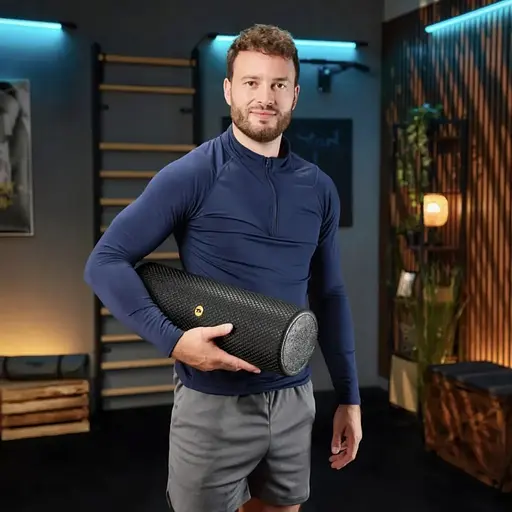 Роллер масажер Trex Sport TX-045EPR EPP соти 45см чорний - фото 6