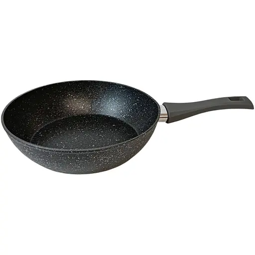 Сковорода глубокая Gusto GT-2105-24 покрытие Marble 24x6.8 см (79097) - фото 2