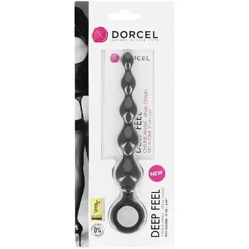 Анальний ланцюжок Dorcel Deep Feel силікон 2.5 см пружний - фото 2