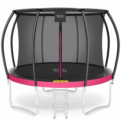 Батут с внутренней сеткой 4FIZJO Premium 8FT 252 см 4FJ0603 Black/Pink (P-5907739314550) - фото 6
