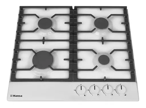 Варочная поверхность газовая Hansa 59 см чугун белая - фото 3