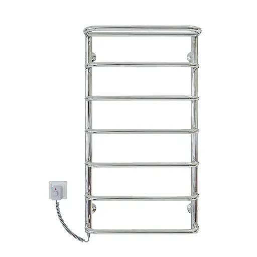 Електрична рушникосушарка Kosser Скоба з полицею 900x530/7 EL рег. ДСп06ЕL, Хром, Ліве - фото 2