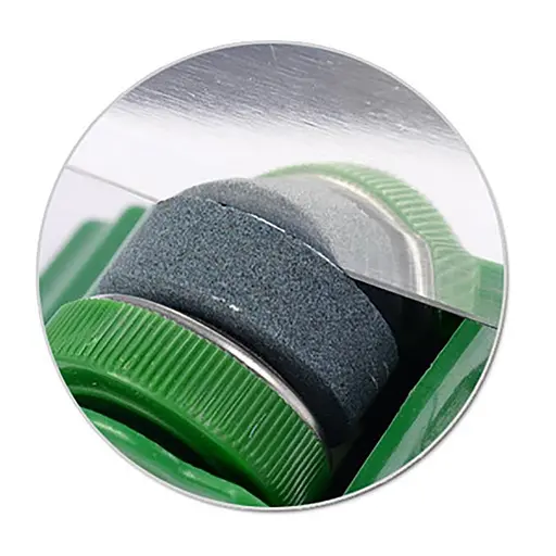 Точилка універсальна для ножів та ножиць кругла на підставці 12.5 см, Kitchen Master 84111 - фото 9