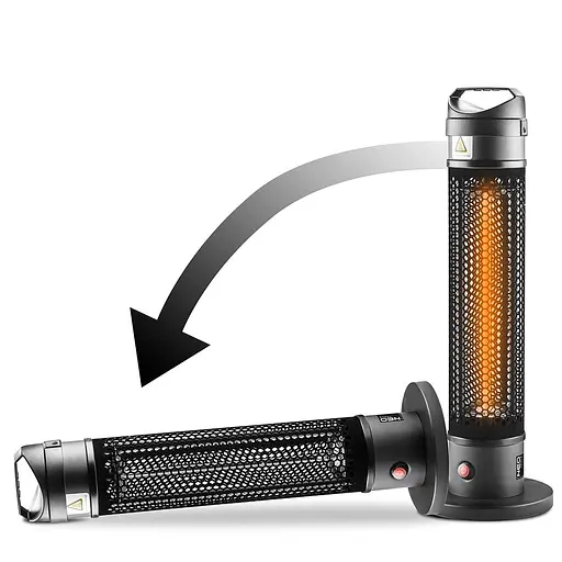 Инфракрасный обогреватель Neo Tools колонный, 1000 Вт, 3 м2, 20х20х62 см, IP44 - фото 7