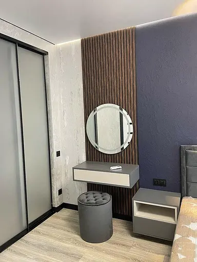 Рейка декоративна Wall Sticker PS 2900х120х12 мм Темний горіх SW-00001745 - фото 3