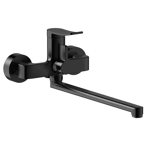 Смеситель для ванны Mixxus Premium Dali 006 Euro Black MI6752 Черный матовый - фото 1