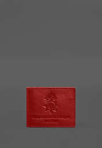 Кожаная обложка для служебного удостоверения Национальной гвардии Червона - фото 2