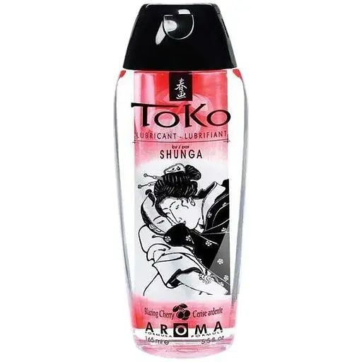 Лубрикант на водній основі Shunga Toko Aroma Blazing Сherry не містить цукру 165 мл