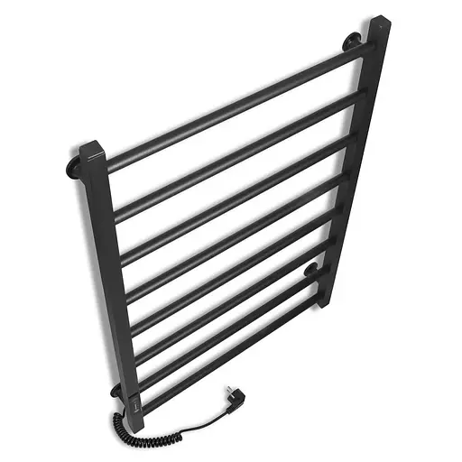 Электрический полотенцесушитель Laris Зебра Альфа ЧФЧ8 500x800 Е левый R3 73207628, Черный матовый, Левое, Электронный - фото 3