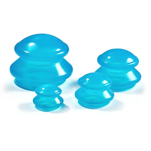 Вакуумные массажные банки 4FIZJO силиконовые для тела (китайские/антицеллюлитные банки) 4 шт 4FJ0234 (P-5907739312341) - фото 2