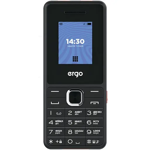 Мобільний телефон Ergo E181 DS Black UA UCRF
