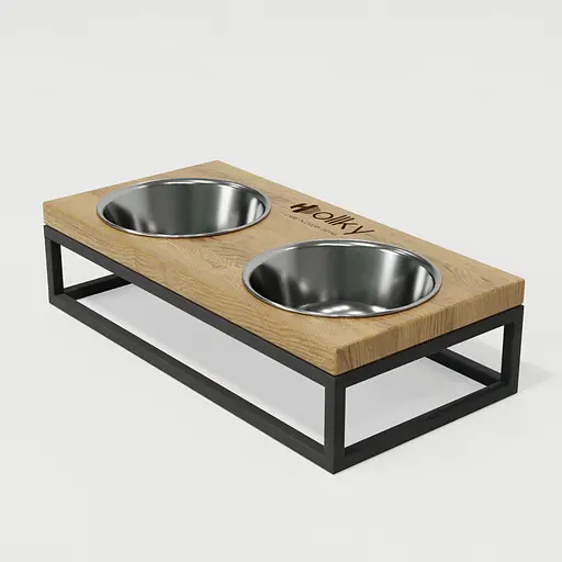 Hollky Base S — миски на підставці для маленьких собак та котів (2 × 0,45 л) - фото 8